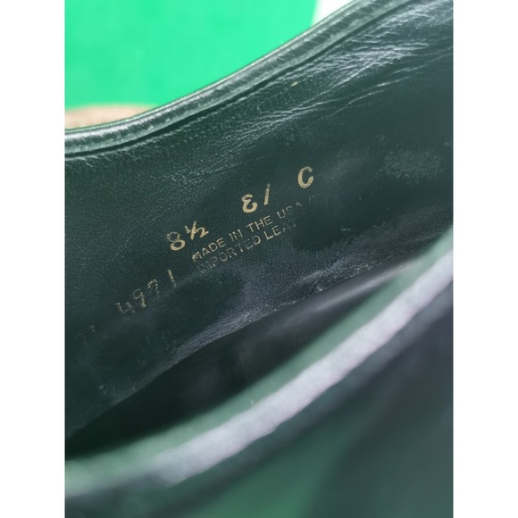 Vintage Johnston Murphy Crown Aristocraft Cap Toe Shoe Black Men\'s Size 8.5E USA main image 5